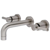 Kingston Brass Ks8128Dl Concord Bathroom Faucet, 8 Spout Reach, Brushed Nickel