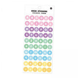 CALANDIS 2xSparkle Sticker Calendar Diary Scrapbook Journal Waterproof Sticker Letter | Scrapbooking Stickers | Scrapbooking Emb