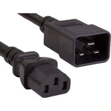 C13 To C20 6Ft Black Power Cord