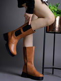 Shoetopia Smart Casual Tan Long Boots For Women & Girls /Eu40,Tan,7,B0DRJFVSB3