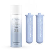 Sonrei Sea Clearly Hydrating Facial SPF 35 + Anti-aging Growth Factor Clear Sunscreen Gel & Primer | Broad Spectrum UV Protectio