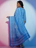 Libas Women'S Pure Cotton Kurta Set (49059_Blue Blue Xl