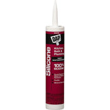 Dap 08640 Bathroom Silicone Rubber Caulk 9.8-Ounce White