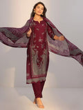 Libas Women'S Silk Blend Kurta Set (400315 Maroon M