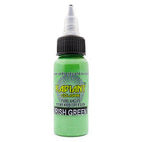 Radiant Colors Tattoo Ink Professional Tattooing Inks Fluid Vegan Pigments 1/2 oz Half Ounce Irish Green