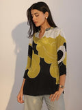 Libas Women'S Silk Blend Regular Tunic Shirt (98204 Black Black M