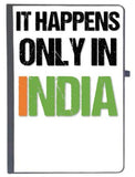 Udnag Ruled Notebook Diary Independence Day | It Happens Only In India, [A5 80Pages 80Gsm]