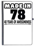 Udnag Ruled Notebook Diary Awesomeness | Made In78, [A5 80Pages 80Gsm]