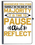 Udnag Ruled Notebook Diary Pause And Reflect | Whenever You, [A5 80Pages 80Gsm]