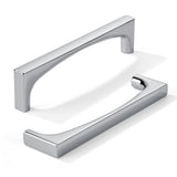 khtumeware 2 Pack Solid Handles 6-Inch(152mm) Polished Chrome Cabinet Pulls,Heavy Duty for Kitchen Cabinets, Cupboards, Drawers 