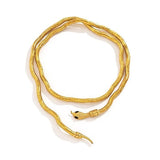 Prime Homes Bendable Snake Adjustable MultiUse BendAndWrap Choker Necklace, Bracelet, Armlet, Anklet, Belt For Women And Girl
