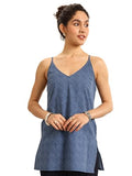 Libas Women'S Cotton Printed Straight Kurti (29717_Blue 1_2Xl)