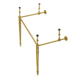 Kingston Brass VPB33287 Edwardian Console Sink Legs, Brushed Brass