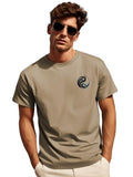 Adro T-Shirts For Menchest Printed T-Shirt For Mencotton Tshirt For Men|Rn24-Stick-Yong-Be-M Beige