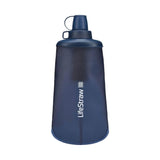 LifeStraw Peak Series - Collapsible Squeeze Bottle Water Filter System - 650ml for Trail Running, Through Hiking, Travel, Cyclin