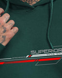 ADRO Hoodies for Men 320 GSM Soft Cotton Hoodie Fabric Long Lasting Printed Hoodie for Winter | Mens Hoodies | Sweatshirt for Men|H24-RAC-GRN-S Green,Green