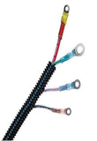 Ancor 453386 Marine Grade Electrical Self-Extinguishing Split Loom (3/8-Inch Diameter, Black, 100-Feet)