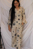 Gosriki Women'S Cotton Blend Printed Ethnic Co-Ord Set (Hamrita Cream-Gs_Xl_Cream_X-Large),Cream,,B0D7J2KT6R
