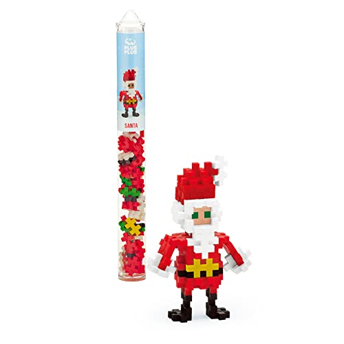 Plus Plus - Santa Claus - 70 Piece, Construction Building Stem/Steam Toy, Interlocking Mini Puzzle Blocks For Kids, Mini Maker T