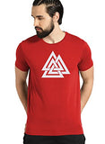Adro Triangle Mens Printed T-Shirt (Rnr-M-Tkt-Rd_Red_M)