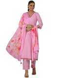 Libas Women'S Pure Cotton Kurta Set (48829_Pink