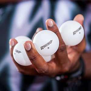 Champion Sports 1 Star Table Tennis Ball Pack - White Ping Pong Balls, Set of 144, with 40mm Seamless Design - Recreation Table