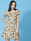 Oomph! One Piece For Women Beige - Md666,BeigeApparel,S