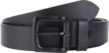 Men Black Genuine Leather Belt ()_424