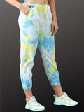 Dhruvi Trendz Womens Spandex Mid Rise Trousers Regular Fit Trousers (Dt-Tr-707_Blue_M)