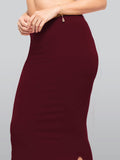 Lyra Lycra Saree Shapewear Petticoat For Womens Sarees Maroon