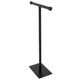 Kingston Brass CC8100 Claremont Freestanding Toilet Paper Stand, 11.63 x 5.13 x 22.81, Matte Black