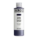 Fluid Acrylics by GOLDEN, Prussian Blue Hue, 8 fl. oz. Bottle, Professional Acrylic Paint, SemiTransparent