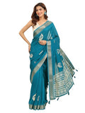 Libas Women23 Georgette Sarees (16319_Teal)