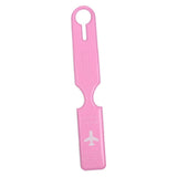 Loom Tree Leather Luggage Tags Labels Strap Name Address Id Suitcase Bag Baggage Travel Pink