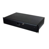 Penn Elcom 3233LK 3 Space (3U) Steel Rack Drawer with Slam Latch & Keyed Lock, 15.25 Inch Deep