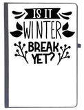 Udnag Ruled Notebook Diary Winter | Is It Winter, [A5 80Pages 80Gsm]