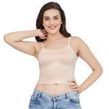 Trylo U-Cut Crop Top-Skin-2Xl,SKIN,2,B0D5R632T6