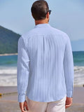 Leriya Fashion Men'S Solid Regular Fit Shirt (Lf-Ms-6242_Blue,BlueApparel,2XL