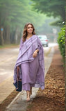 Gosriki Women'S Rayon Blend Solid Straight Kurta With Pant & Dupatta (Raja Saab Purple-Vks02-Gs_5Xl_Purple_Xxxxx-Large),Purple,5,B0F38JDTSC