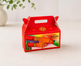 HOMEBAKERS MART Rakhi Gift Packaging Box with Handle Pack of 10 | Festival Hamper Box DIY Assemble