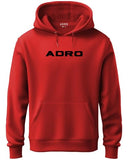 Adro Mens Hoodies With Itachi Uchiha Anime Backside Printed, 100% Cotton 340Gsm Warm & Soft Fabric. (H23-M-Ita-Rd_Red_M)