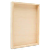 Wood Canvas 12 x 16 x 1-1/2-inch, Wooden Sign Blanks with Frame, Wood Cradled Panels for Crafts & Home Decor, by Woodpeckers