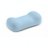 Merishopp Breathable MultiUse Memory Foam Pillow Cooling Material Memory Foam Rest Pillow For Students, Travel, Sky Blue