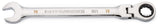 GEARWRENCH 19mm 4 Degree Swing Arch 12 Point Flex Head Ratcheting Combination Wrench 86719