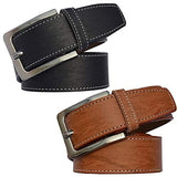 Niddleman 6158/ Trendy Unisex Artificial Leather Belt, Boys Belt For Casual Or Formal Classic Designs For Work & Business Casual