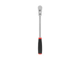 TEKTON 3/8 Inch Drive x 12 Inch Flex Head Comfort Grip Long Ratchet | SRH22112