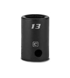Capri Tools 13 mm Shallow Impact Socket, 3/8Inch Drive, 6Point, Metric