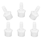 JoyTube Plastic Hose Barb Fittings 3/8 Barb X 3/4 NPT Male Thread Adapter Connector Pipe Fittings (pack of 6)