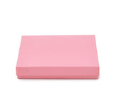 GROWNEX Pink Lid Chocolate Box with 16 Compartments Paperboard Sweets Packaging, 7.5x7.5x1.25 Inch (Pack of 15) Customise Gift