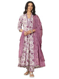 Libas Women'S Cotton Kurta Sets (400098O_Mauve_M)